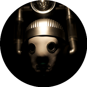 Image of the original Cyberman costume